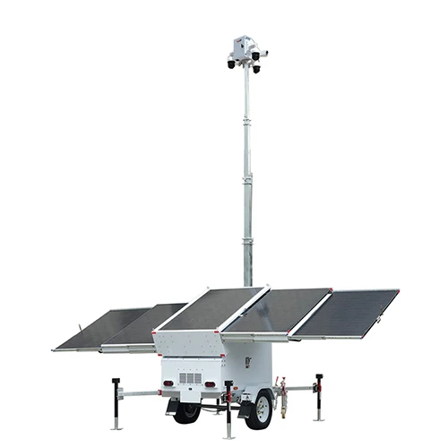 BIGLUX HiSTAR efficient hybrid solar security trailer